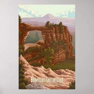 Nationalpark Böhmische Schweiz Tschechische Republ Poster