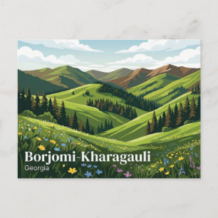 Nationalpark Borjomi-Kharagauli Georgien Postkarte