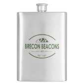 Nationalpark Brecon Beacons Flachmann (Vorderseite)