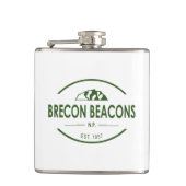 Nationalpark Brecon Beacons Flachmann (Vorderseite)