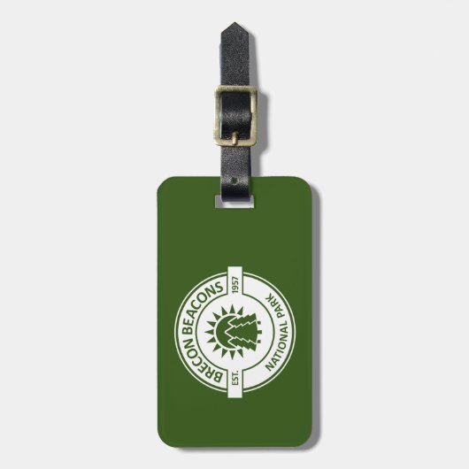 Nationalpark Brecon Beacons Gepäckanhänger (Vorderseite vertikal)