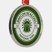 Nationalpark Brecon Beacons Ornament Aus Metall (Rechts)