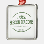 Nationalpark Brecon Beacons Ornament Aus Metall (Links)