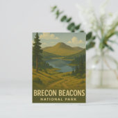 Nationalpark Brecon Beacons Postkarte (Stehend Vorderseite)
