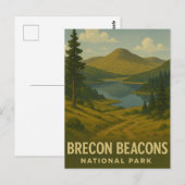 Nationalpark Brecon Beacons Postkarte (Vorne/Hinten)