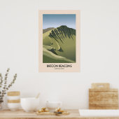 Nationalpark Brecon Beacons Reiseplakat Poster (Küche)