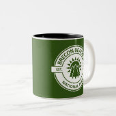 Nationalpark Brecon Beacons Zweifarbige Tasse (VorderseiteRechts)