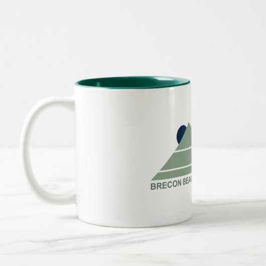 Nationalpark Brecon Beacons Zweifarbige Tasse (Links)