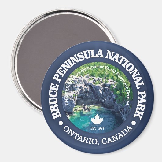Nationalpark Bruce Peninsula Magnet (Vorderseite/Rückseite)