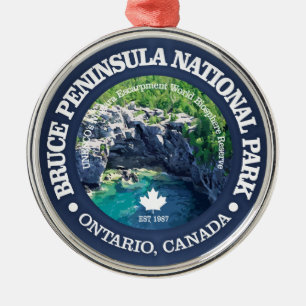 Nationalpark Bruce Peninsula Ornament Aus Metall