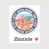 Nationalpark Bryce Canyon Aufkleber (Blatt)