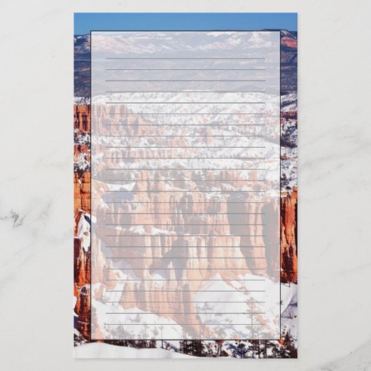 Nationalpark Bryce Canyon Briefpapier (Vorderseite)