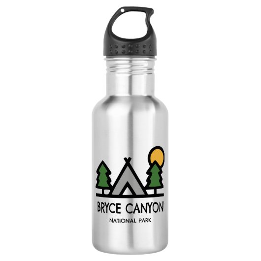 Nationalpark Bryce Canyon Edelstahlflasche (Vorderseite)