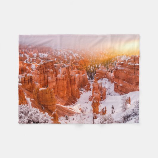 Nationalpark Bryce Canyon Fleecedecke (Vorderseite (Horizontal))