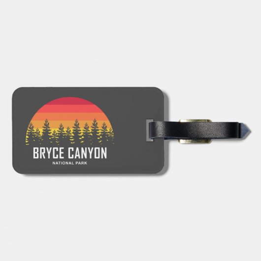 Nationalpark Bryce Canyon Gepäckanhänger (Rückseite horizontal)