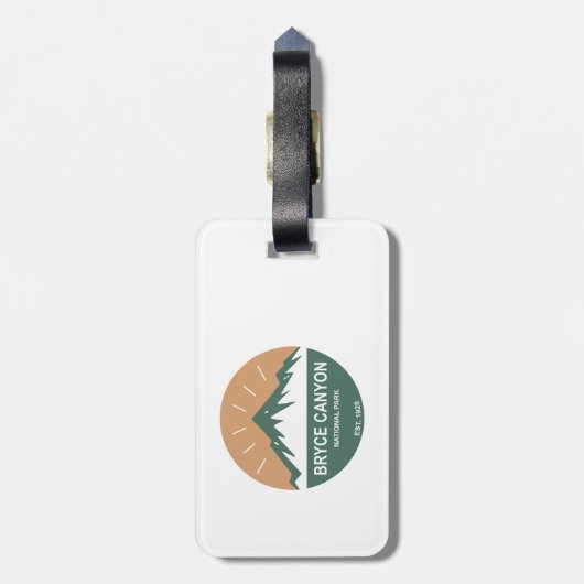 Nationalpark Bryce Canyon Gepäckanhänger (Rückseite vertikal)