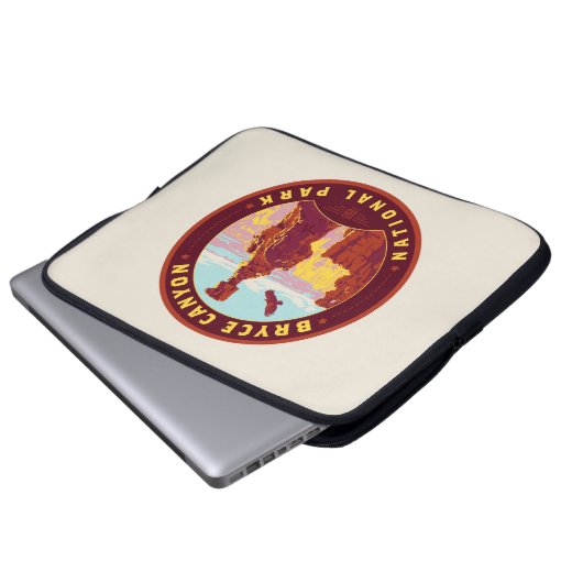 Nationalpark Bryce Canyon Laptopschutzhülle (Vorne Knopf)