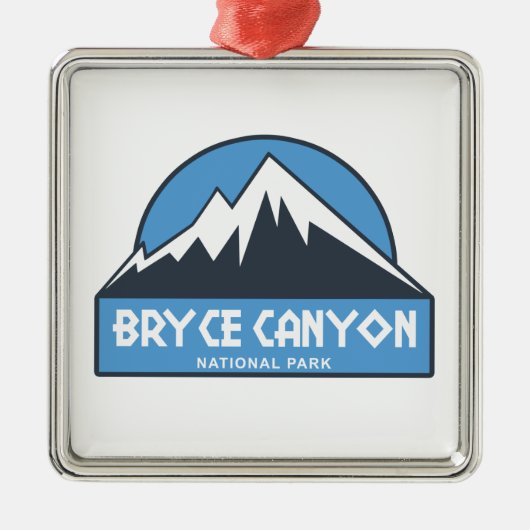 Nationalpark Bryce Canyon Ornament Aus Metall (Vorne)