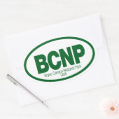 Nationalpark Bryce Canyon Ovaler Aufkleber (Umschlag)