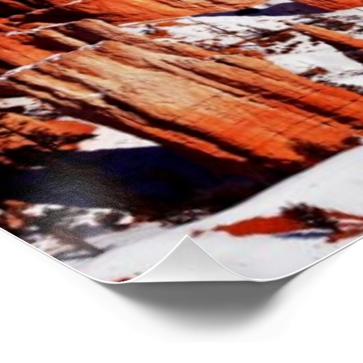 Nationalpark Bryce Canyon Poster (Ecke)
