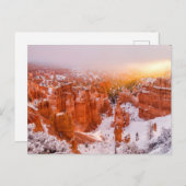 Nationalpark Bryce Canyon Postkarte (Vorne/Hinten)