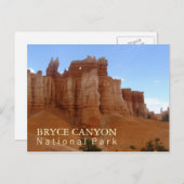 Nationalpark Bryce Canyon Postkarte (Vorne/Hinten)