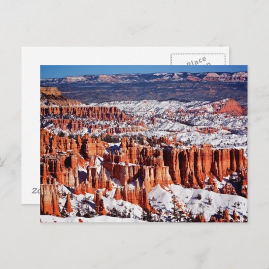 Nationalpark Bryce Canyon Postkarte (Vorne/Hinten)