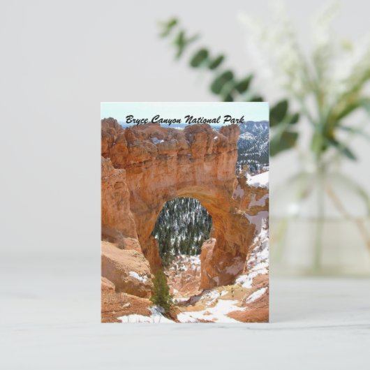 Nationalpark Bryce Canyon Postkarte (Stehend Vorderseite)