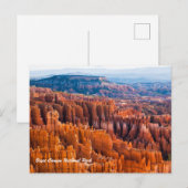 Nationalpark Bryce Canyon Postkarte (Vorne/Hinten)