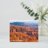 Nationalpark Bryce Canyon Postkarte (Stehend Vorderseite)
