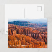 Nationalpark Bryce Canyon Postkarte (Vorne/Hinten)