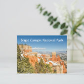 Nationalpark Bryce Canyon Postkarte (Stehend Vorderseite)