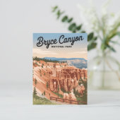 Nationalpark Bryce Canyon Postkarte (Stehend Vorderseite)