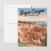 Nationalpark Bryce Canyon Postkarte (Vorne/Hinten)