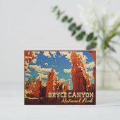 Nationalpark Bryce Canyon Postkarte (Stehend Vorderseite)