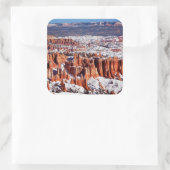 Nationalpark Bryce Canyon Quadratischer Aufkleber (Tasche)