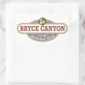 Nationalpark Bryce Canyon Rechteckiger Aufkleber (Tasche)