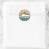 Nationalpark Bryce Canyon Runder Aufkleber (Tasche)