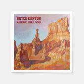 Nationalpark Bryce Canyon Serviette (Vorderseite)