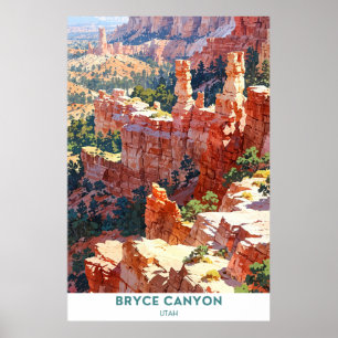 Nationalpark Bryce Canyon, Utah Poster