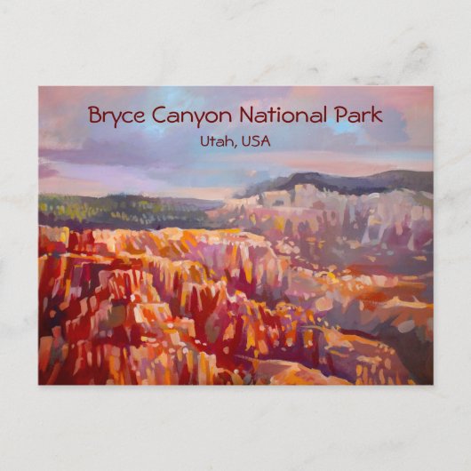 Nationalpark Bryce Canyon, Utah Postkarte (Vorderseite)