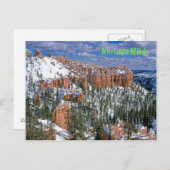 Nationalpark Bryce Canyon, Utah Postkarte (Vorne/Hinten)