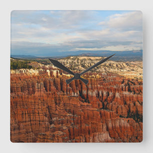 Nationalpark Bryce Canyon, Utah Quadratische Wanduhr
