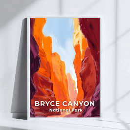 Nationalpark Bryce Canyon | Utah Travel Poster