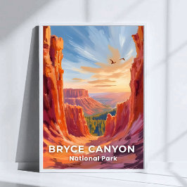 Nationalpark Bryce Canyon | Utah Travel Poster