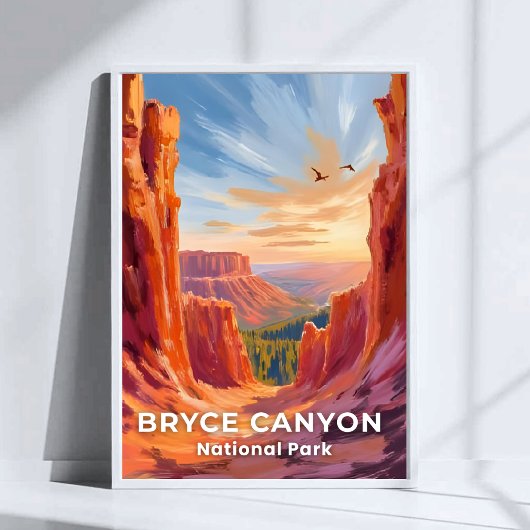 Nationalpark Bryce Canyon | Utah Travel Poster