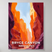 Nationalpark Bryce Canyon | Utah Travel Poster (Vorne)