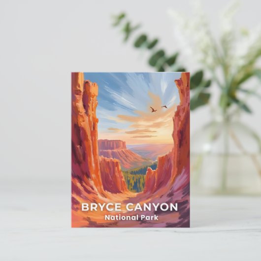 Nationalpark Bryce Canyon | Utah Travel Postkarte (Stehend Vorderseite)