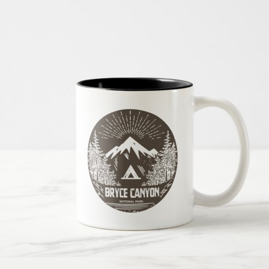 Nationalpark Bryce Canyon Zweifarbige Tasse (Rechts)