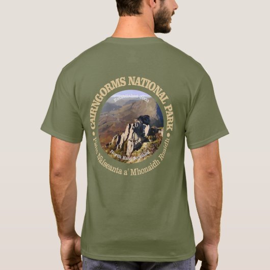 Nationalpark Cairngorms T-Shirt (Rückseite)